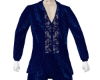 Blue designer suit