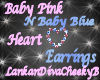 BABY PINK N BLUE HEART