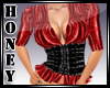xHLx Red Corset Top