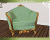 Antique Sage Suede Chair