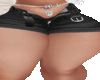 Black Open Shorts