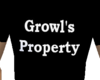[W]Growl's Property Tee