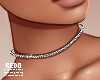 New Year glitter choker