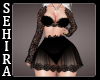 ~S: Lace Dress Black V1