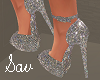 Silver/Diamond Heels