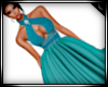 Evening Gown Teal Blue