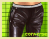 Converse leather pants