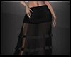 [E] Blk Ruffled Skirt