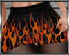 Leather Flame Skirt RL