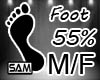 Foot Scale 55% M/F