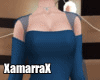 Teal Blue Diva Gown