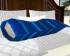 blue silk pillowcase
