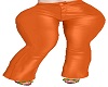 MY Orange Leather Pants