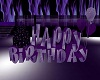 Purple Happy Bday Cake