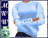 Blue Angora Sweater