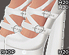 Heels Heart White