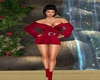 Red Silky Dress Full Fit