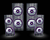 chrome purple  speaker