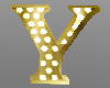 K letter Y gold