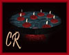 CR Red Floaty Candle bow