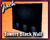 Towers Black Wall