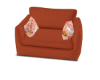 Pumpkin Floral Chair