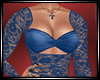 LS~Blue Lace Jumpsuit