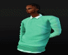 {M} Green Sweater