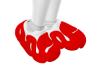 0J red whoopers shoes
