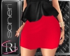 Basic skirt red