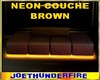 Neon Couch Brown