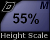 D► Scal Height *M* 55%