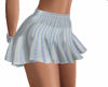 Short blue striped skirt
