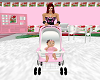 Pink Baby Stroller