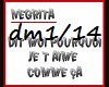 pourkoi jtm comme sa