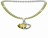 YellowHeart Silver Chain