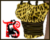 *Leopard Bustier Bag