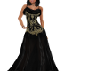 GALA GOLD BLACK GOWN