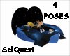 Star Lovers 4 pose bed