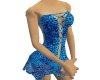 Frilly Blue Leopard