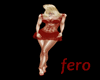 [F] red sexy dress