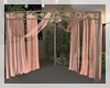 peach corner drape