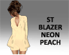 ST NEON BLAZER PEACH