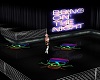 Skull floor lights club