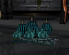 Teal Candle Set