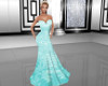 Lacey Teal Gown