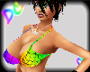 *!*Rainbow Bikini top(L)