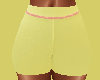 Yellow Spandex Shorts