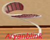 ~ARY~Red Glam Bar Stool