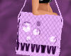 (V)Purple Messenger Bag
